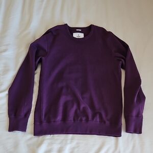 Reigning Champ Plum Midweight Terry Crew Neck Medium
